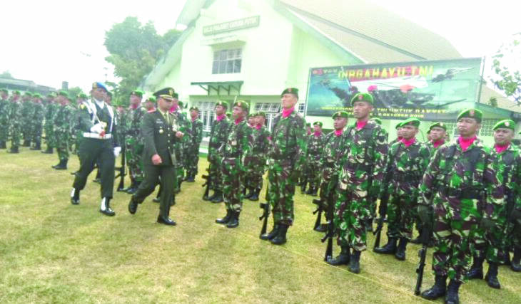 1.650 Personil TNI Jambi Amanan Pemilu 2019