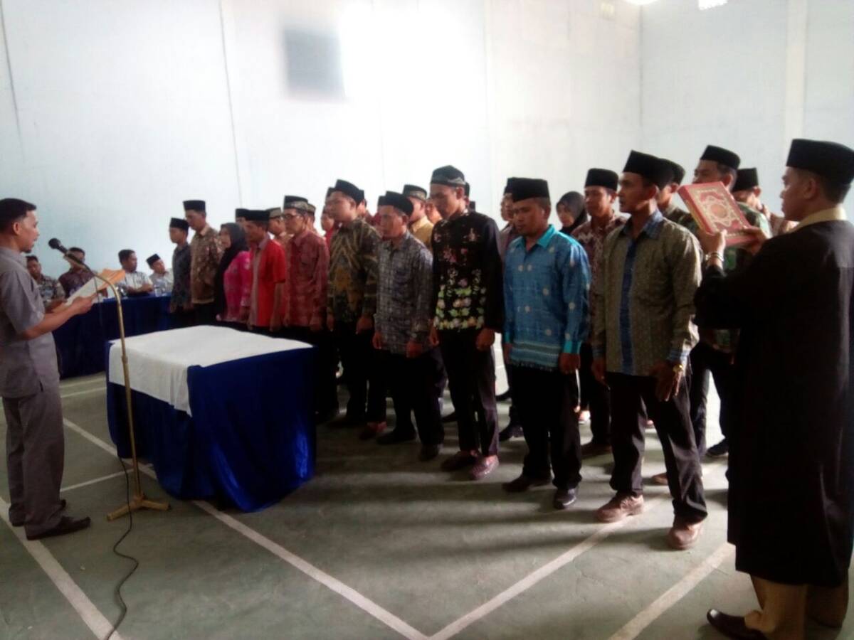 30 Anggota PPS Nipah Panjang Dilantik