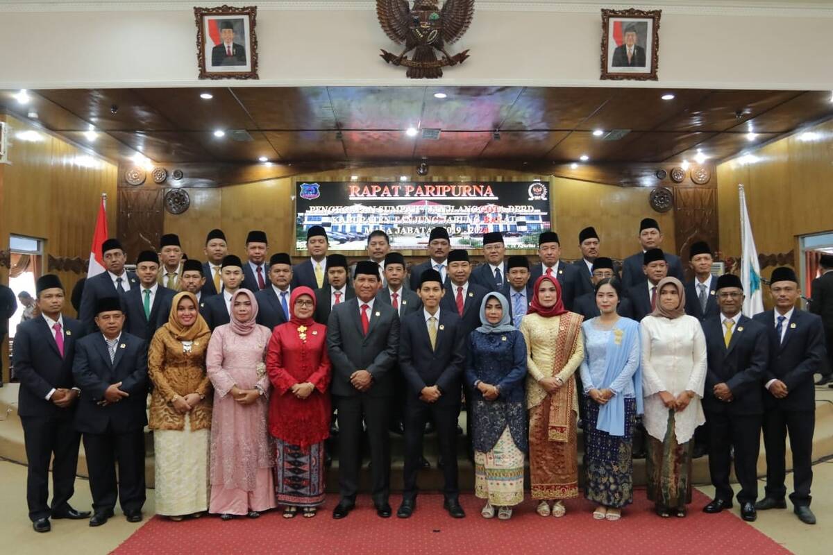 35 Anggota DPRD Periode 2019-2024 Dilantik