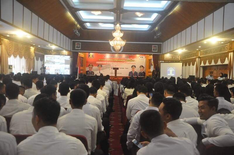 401 CPNS Kemenkumham Jambi Terima SK