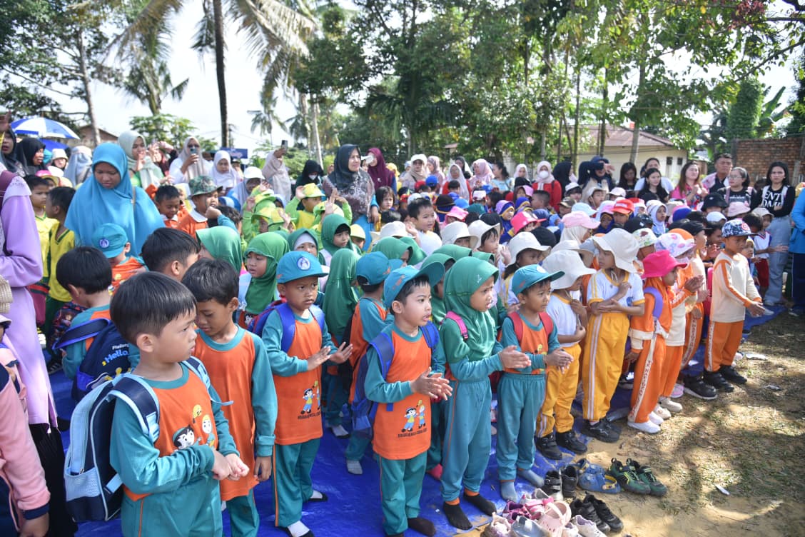 500 PAUD Hadiri Edukasi Tanam Jagung di Poktan Kasturi