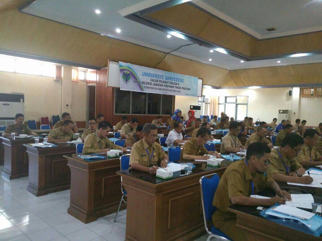 63 Peserta Lelang Jabatan Di Pemkab Batanghari Ikuti Assesmen