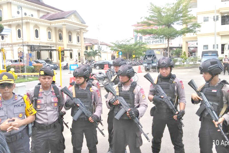 667 Personel Polda Jambi Naik Pangkat