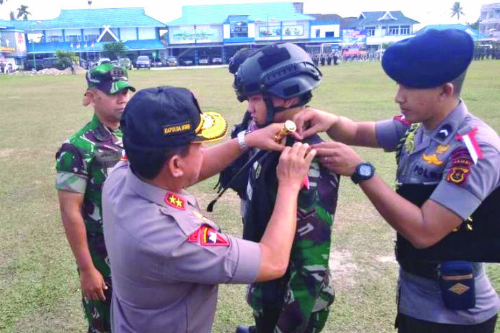 7.669 Polri-TNI Jambi Dilibatkan Operasi Mantap Brata