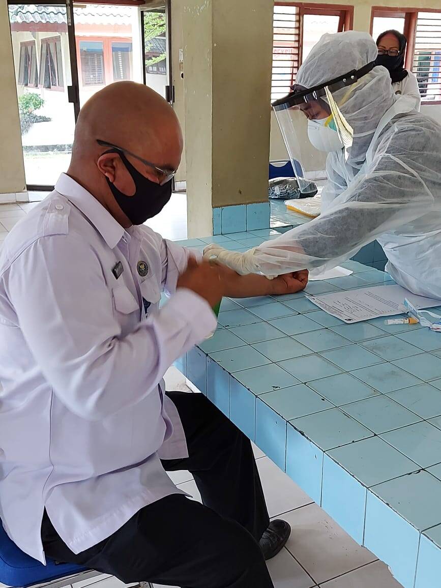 70 Petugas BNNP Jambi Jalani Rapid Test