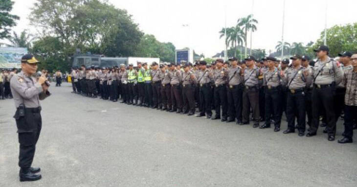 700 Polisi Jambi Kawal “May Day”