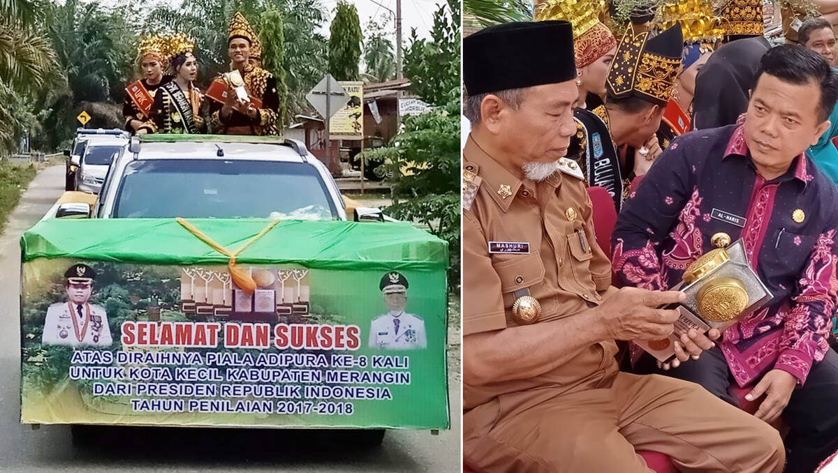 Adipura Diarak Keliling Kota Bangko