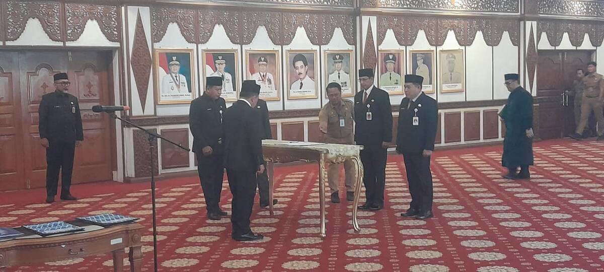 Al Haris Lantik Muzakir sebagai Kadis PU, Johansyah Asisten II