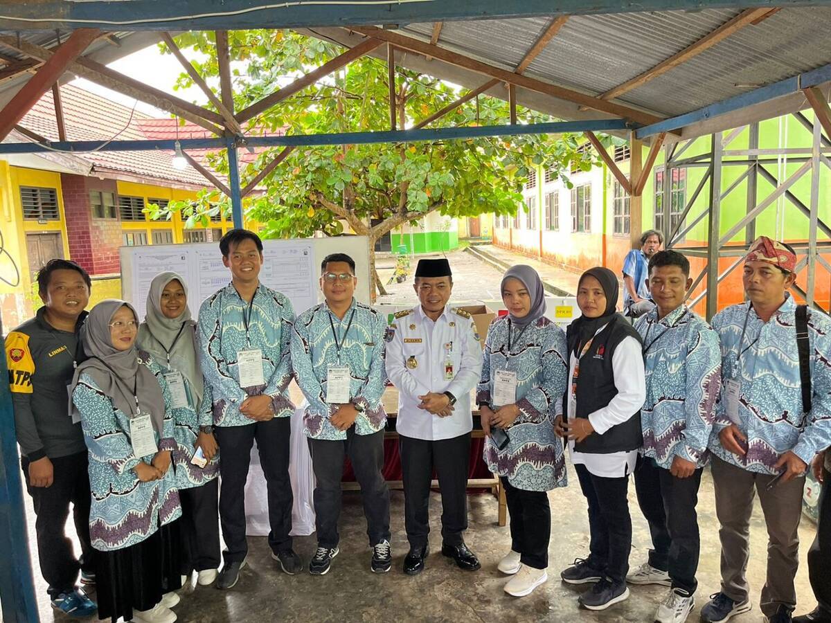 Al Haris Pantau Kondisi Pemilu di Sejumlah TPS
