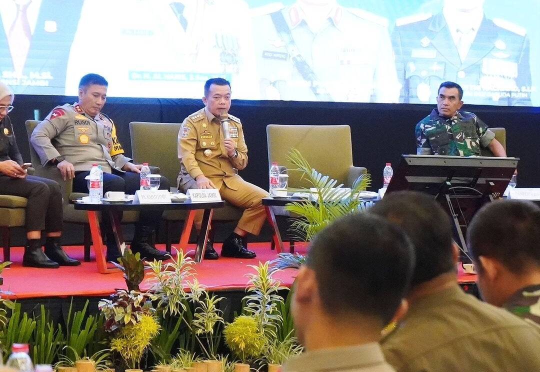 Al Haris Pimpin Rapat Forkopimda H-2 Jelang Pemilu 2024