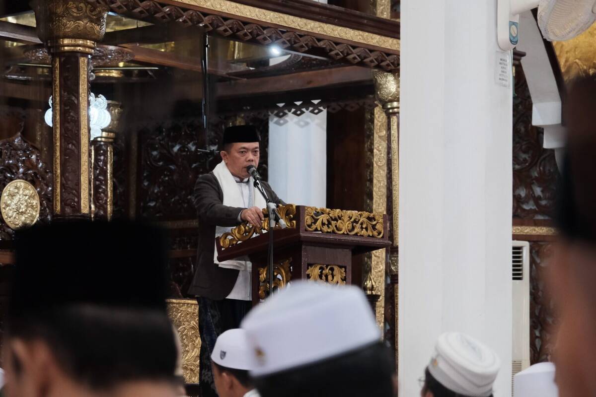 Al Haris Serahkan Hewan Kurban dan Doakan Jamaah Haji