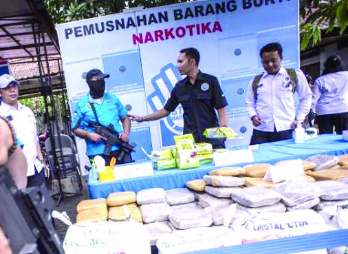 Anggota BNN Jambi Tembak Kurir Sabu Coba Kabur