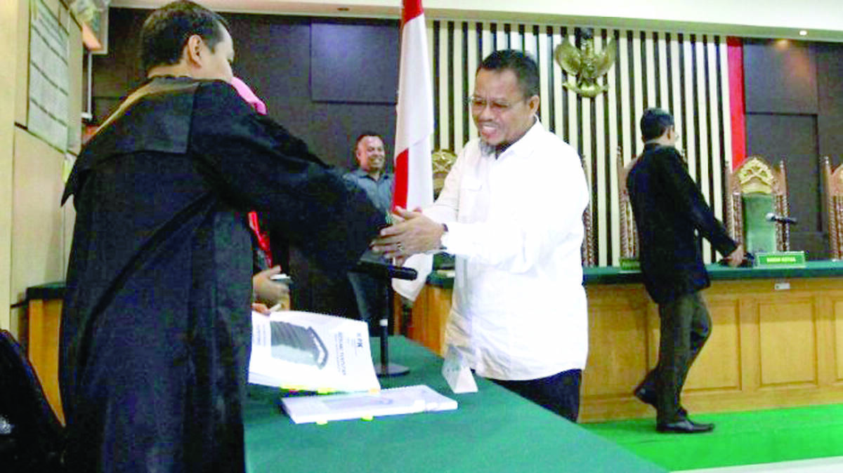 Anggota DPRD Muarojambi Dituntut 2 Tahun Penjara