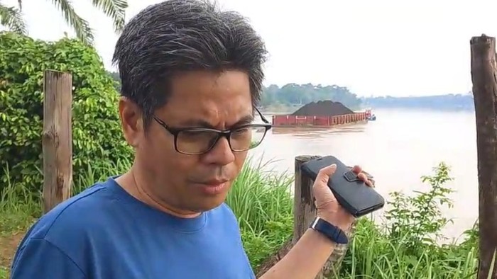 Ansori Hasan Berang Melihat Angkutan Batu Bara di Sungai Batanghari