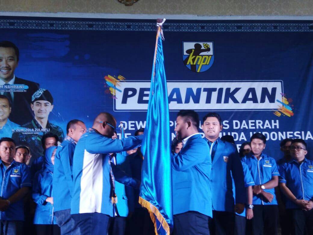 Arqon Resmi Dilantil Sebagai Ketua Pengurus DPD KNPI Jambi