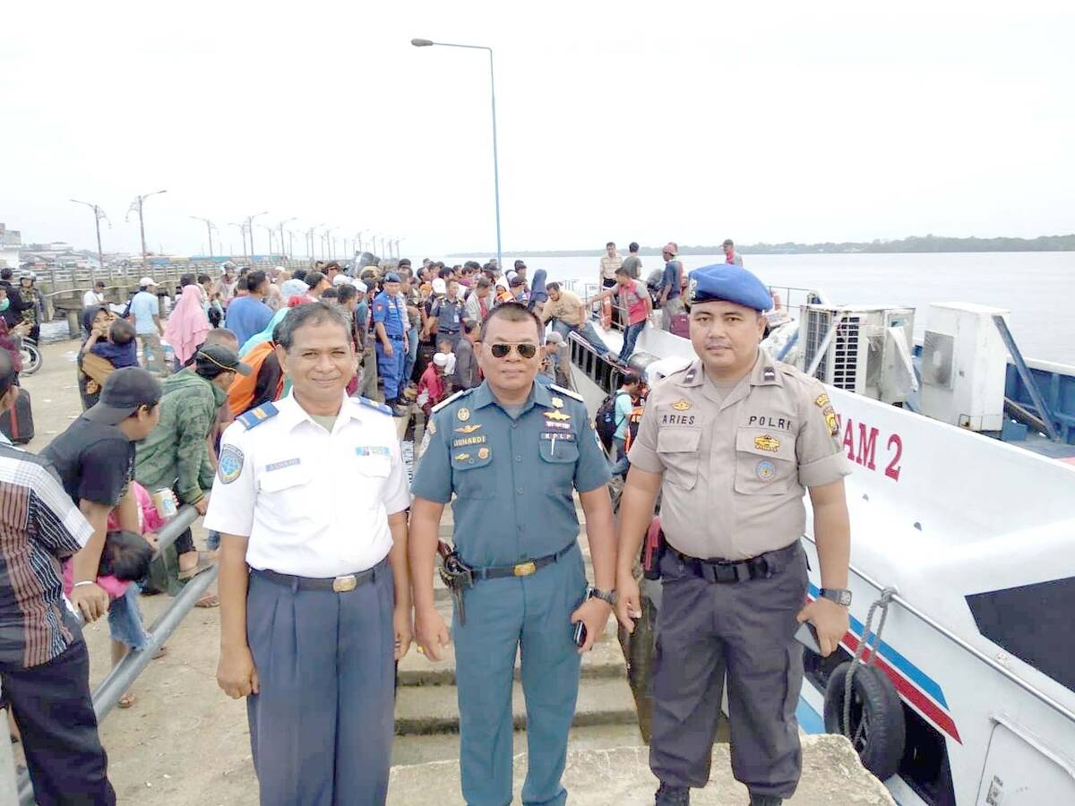 Arus Balik Lebaran Via Pelabuhan Tungkal Membludak