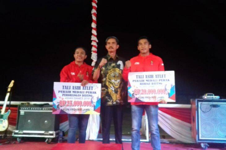 Atlet Asian Games Jambi Diberi Tali Asih