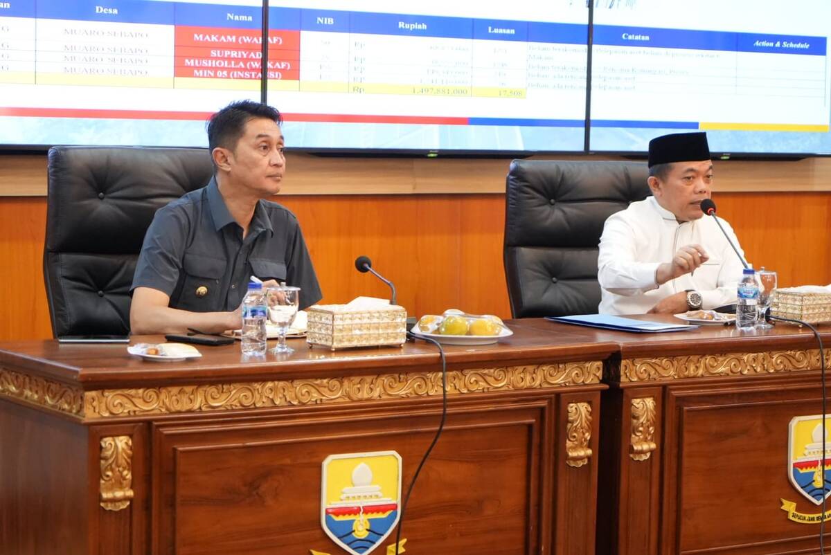 Bachyuni Deliansyah Rapat Bersama Al Haris soal Pembebasan Lahan Fasum Jalan Tol
