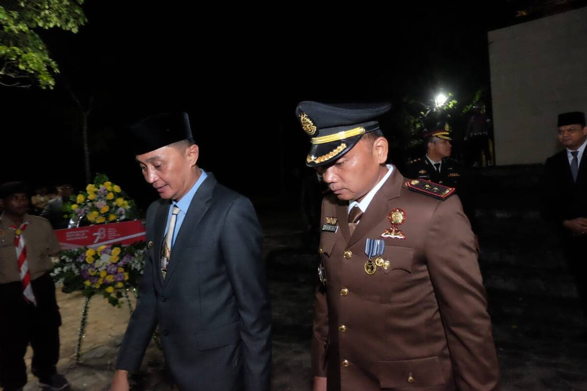 Bachyuni Hadiri Apel Kehormatan dan Malam Renungan Suci HUT RI