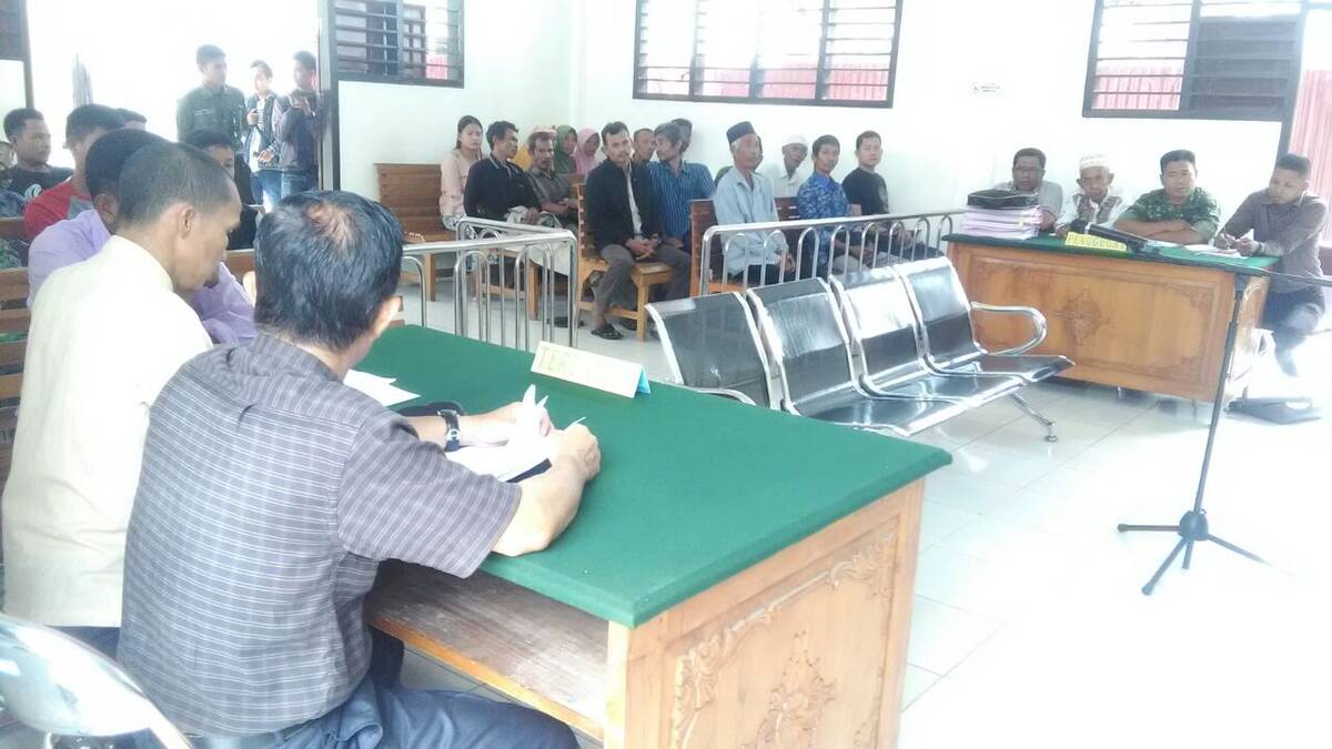 Bagi Hasil Tak Jelas, Petani Gugat PT. TI Kejalur Hukum