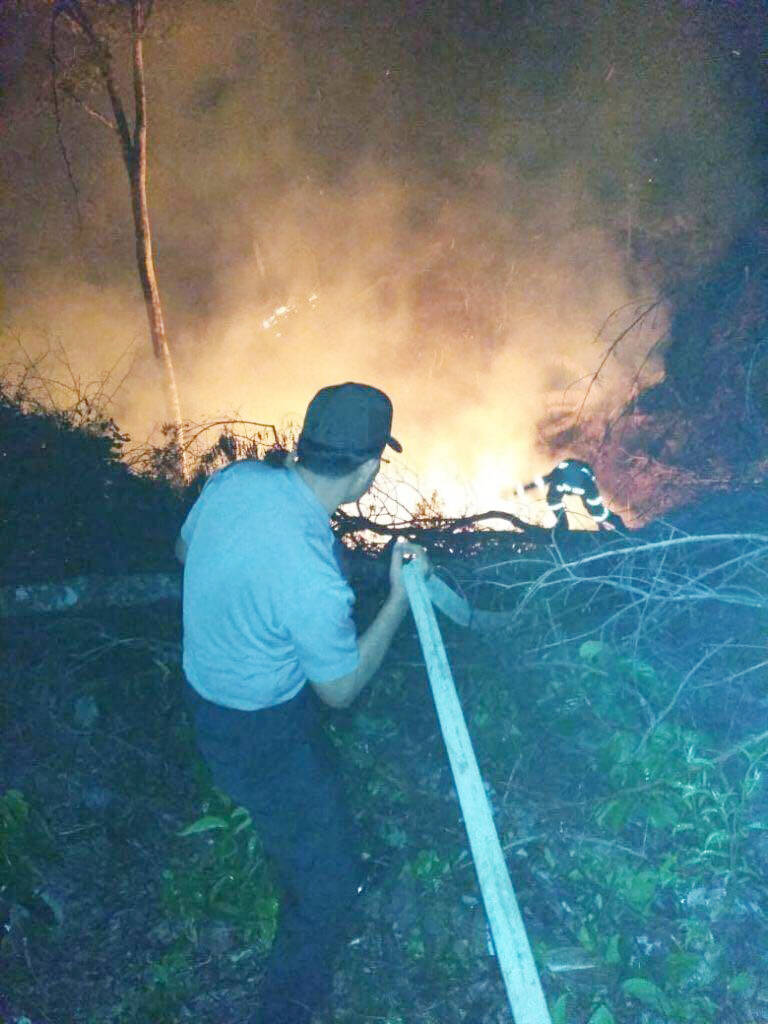 Bakar Lahan, Seorang Petani Diamankan