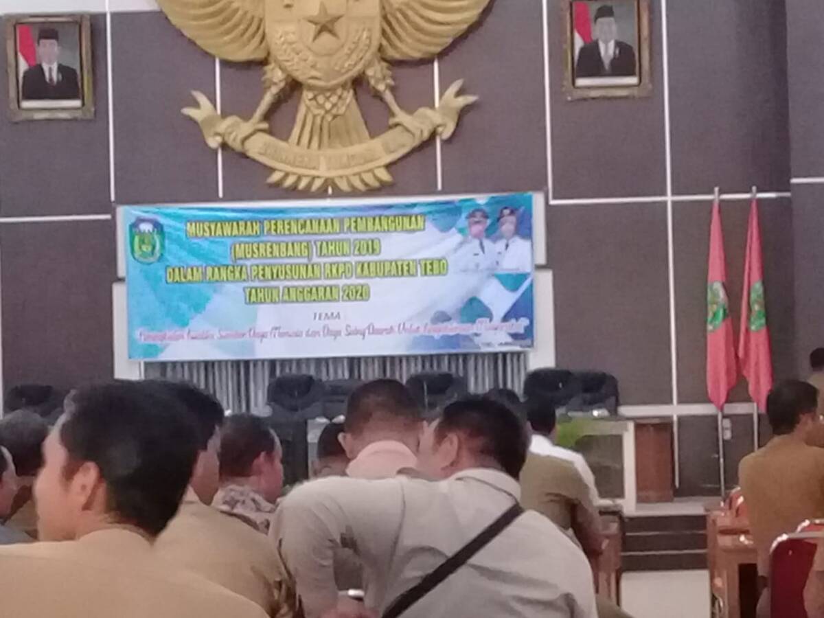 Bapelitbangda Tebo : Musrenbang Kabupaten Harus Selaras, Harmonis dan Sinkronisasi