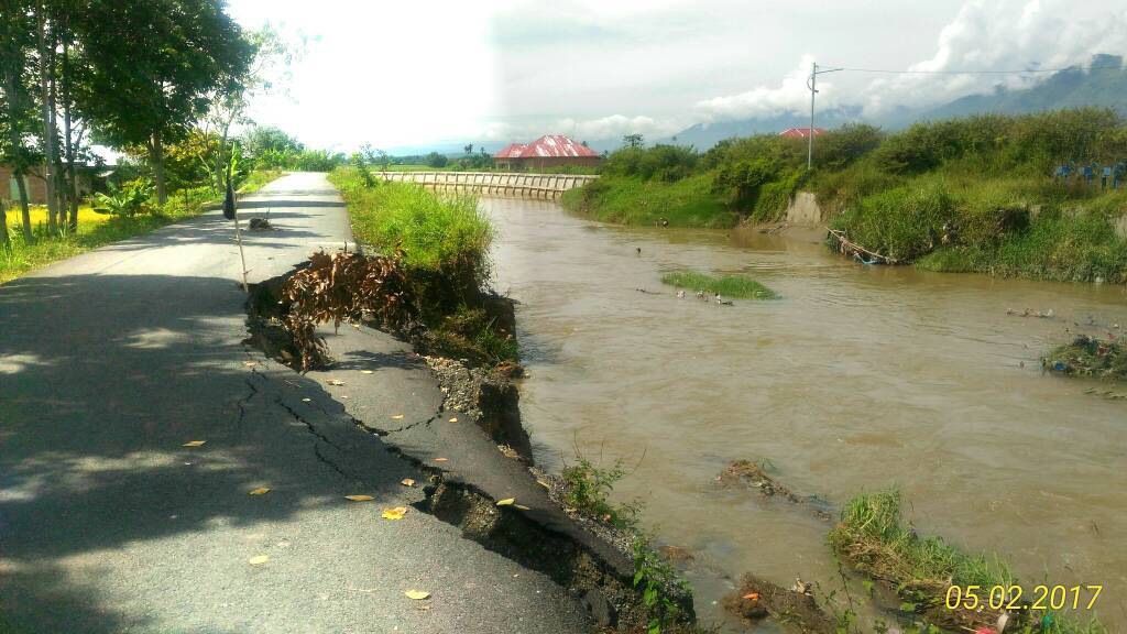 Baru Dibangun, Jalan Tanjung Rawang Ambruk