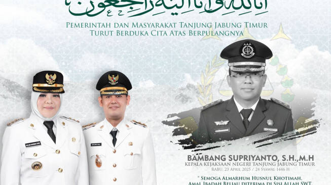 Baru Landing Dapat Pesan WhatsApp: Kajari Tanjabtim Wafat, Bupati dan Wabup Batalkan Semua Agenda