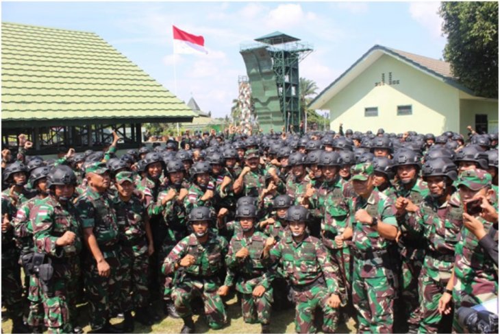 Batalyon R 142/KJ Satgas Pengamanan Perbatasan RI-Timor Leste Diberangkatkan 13 Agustus