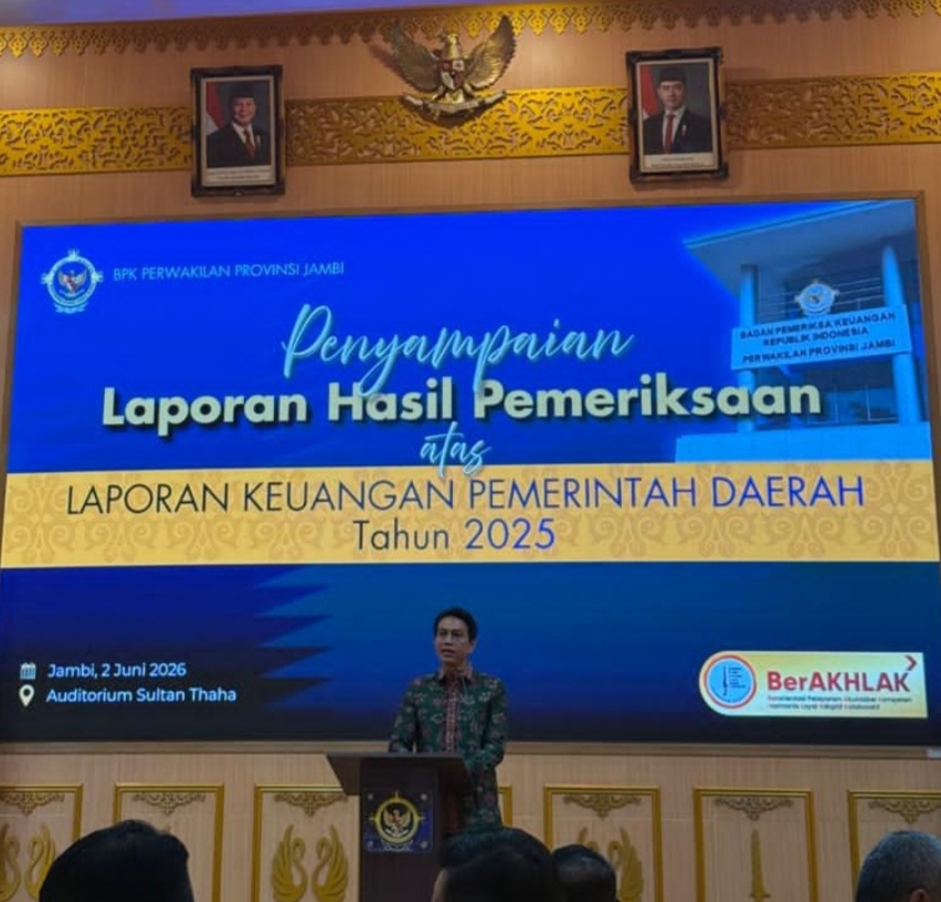 Batang Hari Kembali Raih Predikat WTP ke-13 Kalinya dari BPK RI