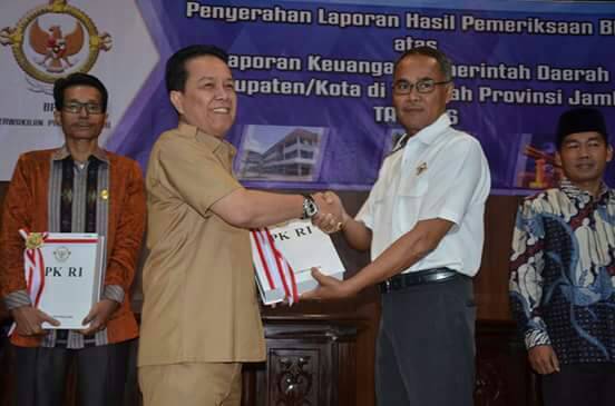 Batanghari Pertahankan Predikat WTP Dari BPK-RI