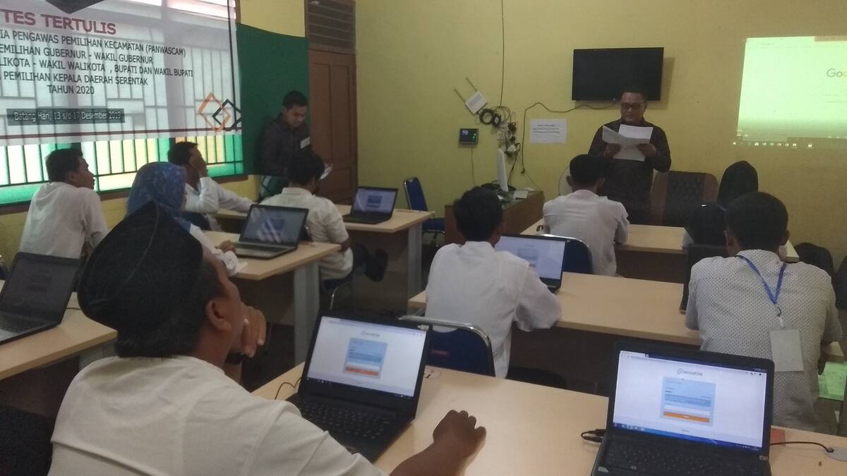 Bawaslu Batanghari Uji 159 Peserta Calon Panwascam
