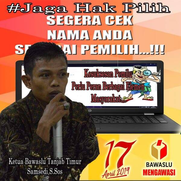 Bawaslu Tanjabtim Himbau Semua Element Untuk Taati Aturan Berkampanye di Media Sosial