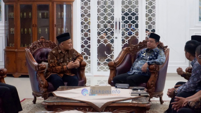 BBS dan Sekda Sambut Kunker Kepala BPK