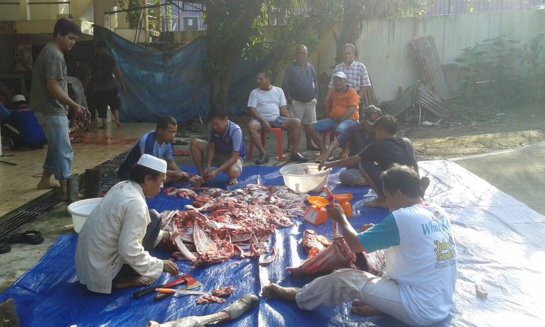 Berbagi Berqah Ramadhan, Aksi Post Potong Sapi