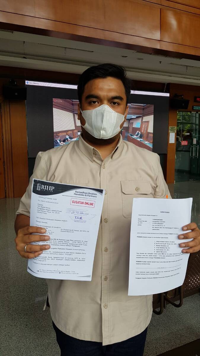Berkas Gugatan Masuk Pengadilan, Ilham Bintang Dapat Dukungan