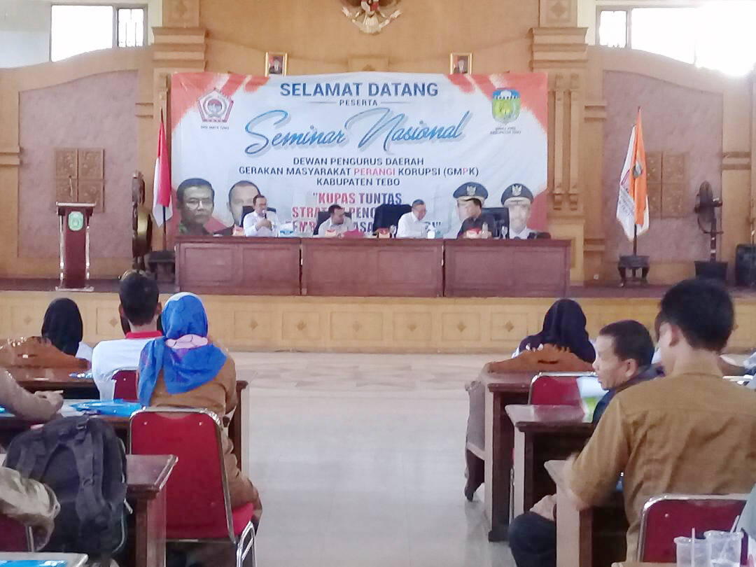 Bibit Samad Riyanto Hadiri Seminar Nasional DPD GMPK Tebo