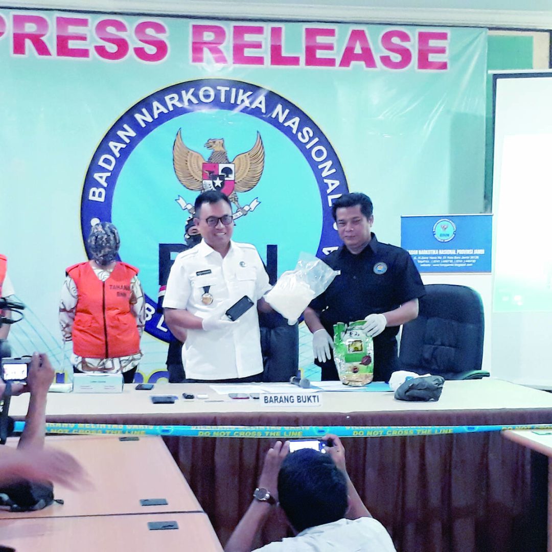 BNNP Jambi Ringkus Pemasok Narkoba Seberat 1 Kg