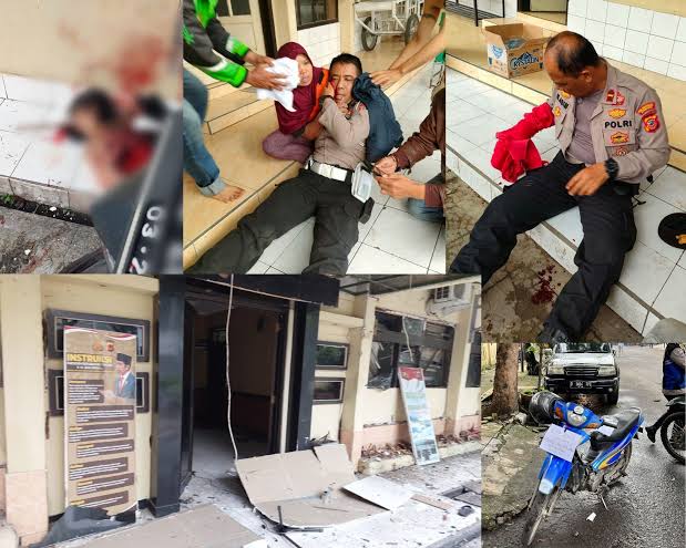 Bom Bunuh Diri, Tiga Anggota Polsek Astanaanyar Dilarikan ke Rumah Sakit
