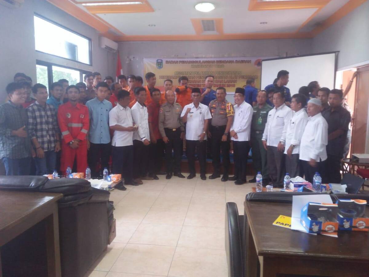 BPBD Tebo Gelar Pelatihan Peningkatkan Keterampilan Pengoperasian Alat Damkarhutla
