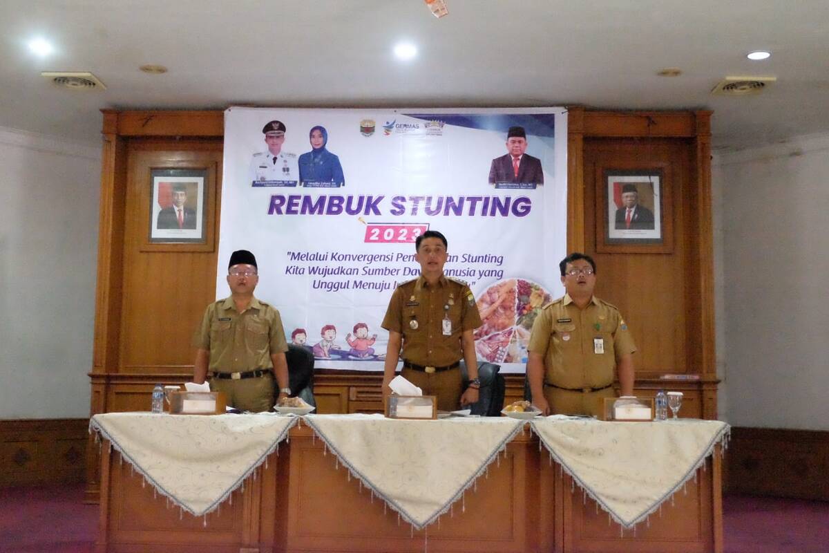 Buka Rembuk Stunting, Pj Bupati Minta Kadinkes Muaro Jambi Buat Gebyar Balita