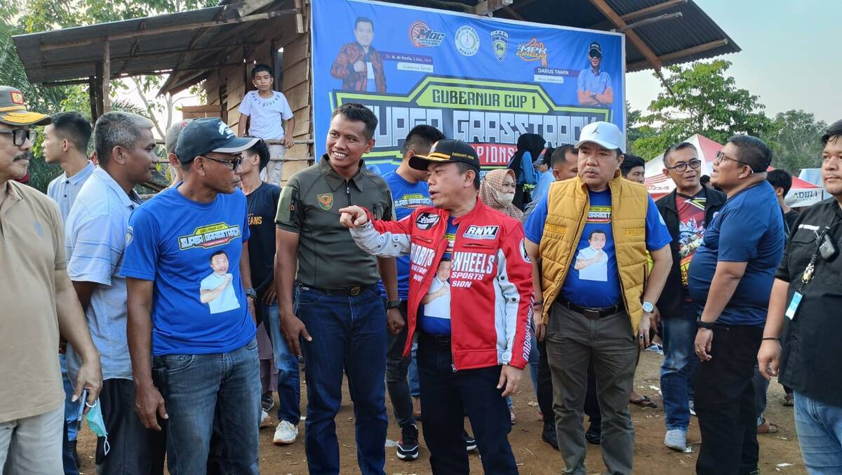 Bukan Hanya Pilgub Jambi, Final Gubernur Cup 1 Super Grasstrack Cirkuit MPK Bangko Juga Sengit