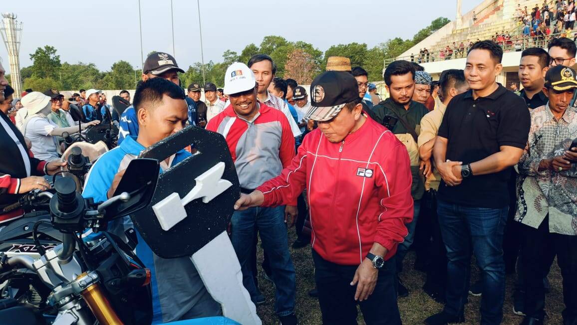 Bukan Sulap Bukan Sihir, Semua Kades Sarolangun-Merangin Auto Macho Tunggangi KLX dan N-Max