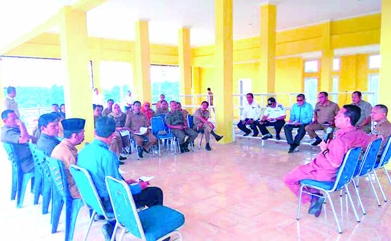 Bupati Batangari Syahirsah Gelar Rapat Pesiapan MTQ dan Tinjau Arena
