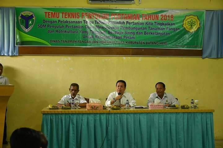 Bupati Batanghari Syahirsah Buka Kegiatan Penyuluh Pertanian 2018