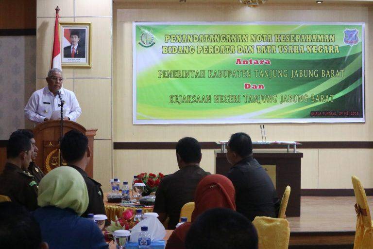 Bupati Dorong OPD Tindak Lanjuti MoU Hukum Perdata Dan TUN