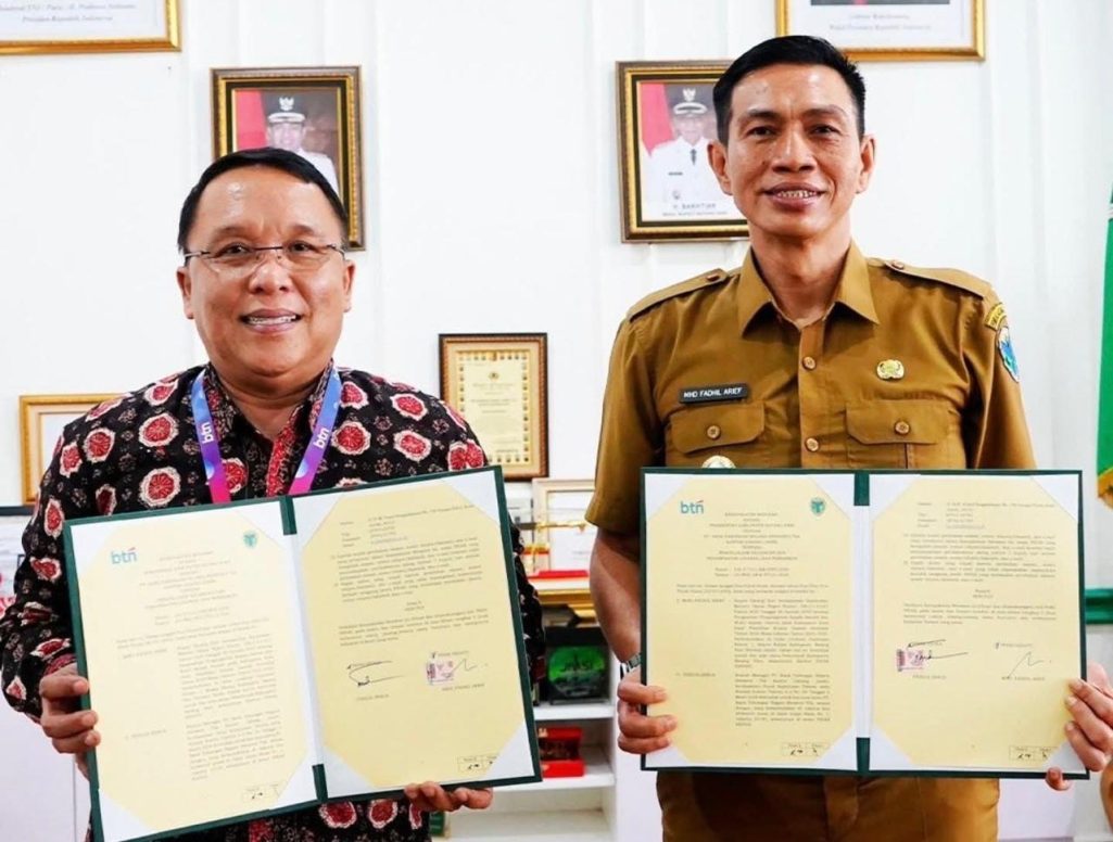 Bupati Fadhil dan BTN Teken Komitmen