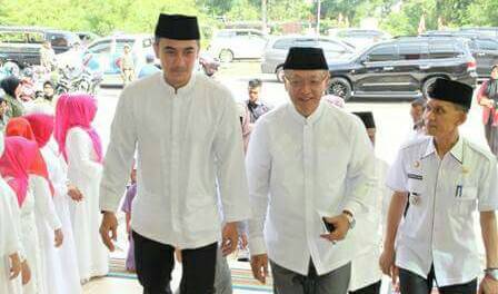 Bupati H Cek Endra Dampingi Gubernur Jambi Halal Bihalal