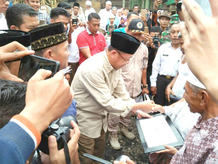 Bupati H Cek Endra Kunker ke Batang Asai
