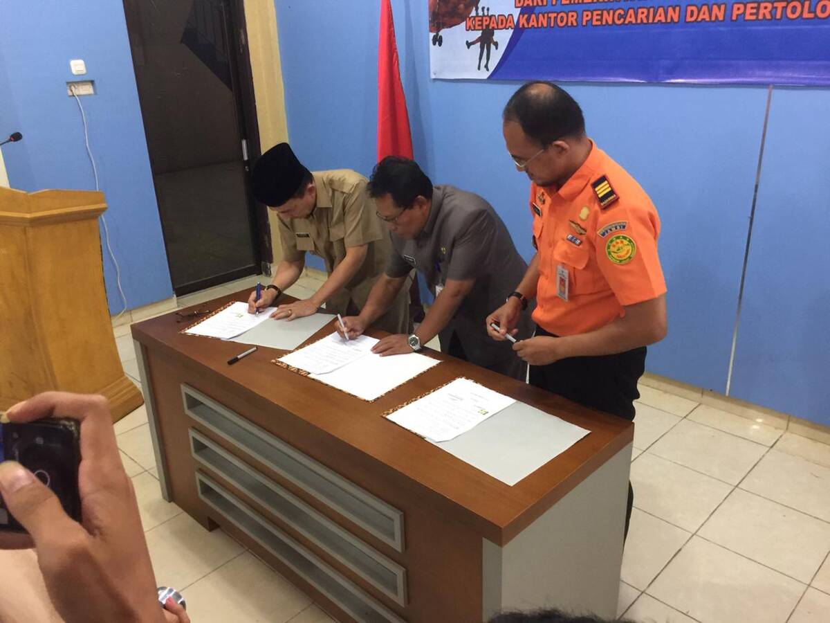 Bupati Kerinci Hibah Lahan Kantor Basarnas Kerinci